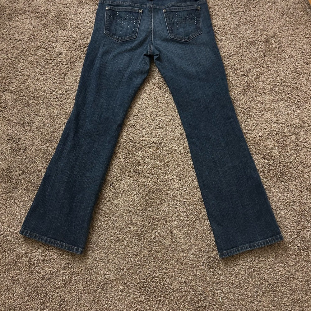 Axcess Dark Blue Flare Jeans